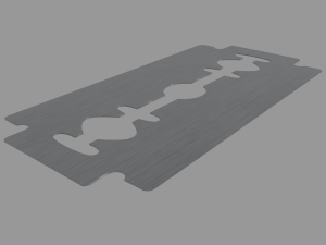 razor blade 3D Model