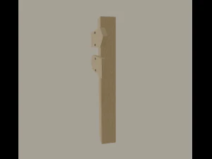 wooden arrow sign 3D Model