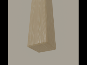 wooden arrow sign Modelo 3D