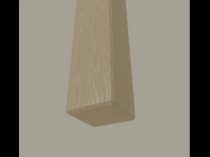 wooden arrow sign 3D Model