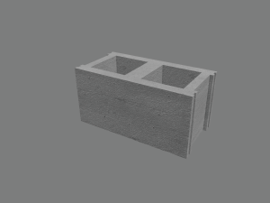 cinderblock 3D Model