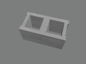 cinderblock 3D मॉडल