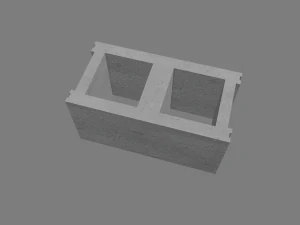 cinderblock 3D Model