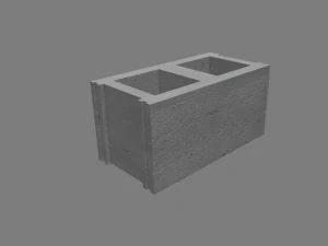 cinderblock 3D Model