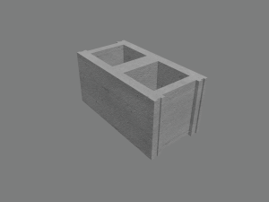 cinderblock 3D मॉडल