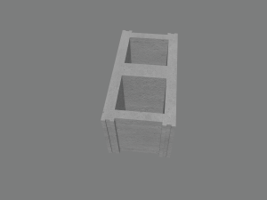 cinderblock 3D मॉडल