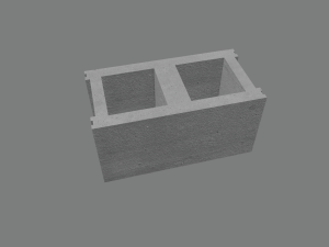 cinderblock 3D मॉडल