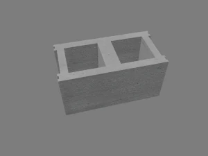 cinderblock 3D Model