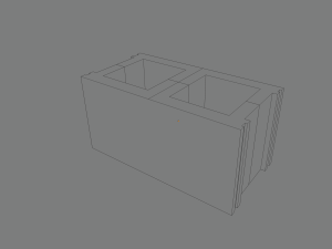 cinderblock 3D मॉडल