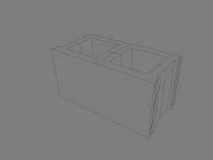 cinderblock 3D Model