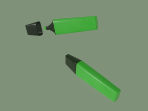 highlighter Modello 3D