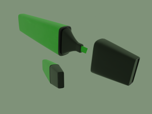 highlighter Modello 3D