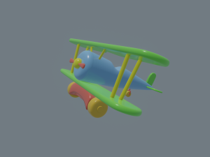 toy plane 3Dモデル