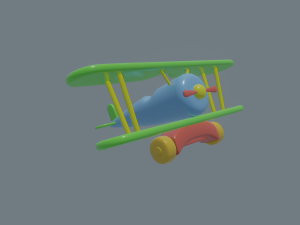 toy plane Modelo 3D