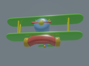 toy plane Modelo 3D