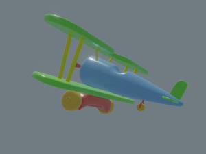 toy plane Modelo 3D