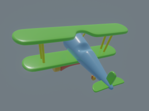 toy plane Modelo 3D