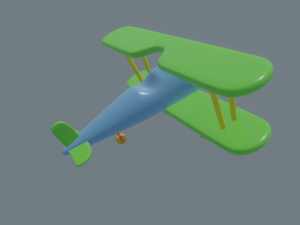 toy plane Modelo 3D