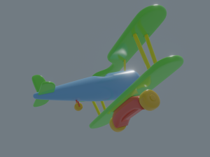 toy plane Modelo 3D