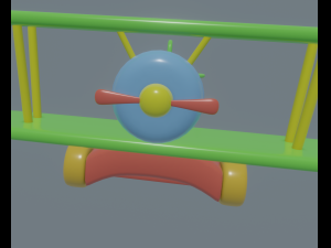toy plane Modelo 3D