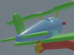 toy plane Modelo 3D