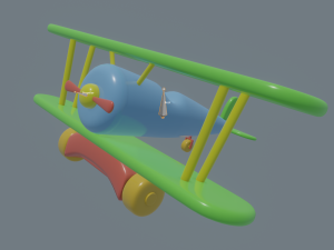 toy plane Modelo 3D