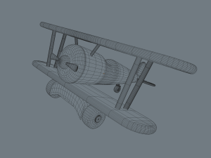 toy plane Modelo 3D