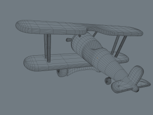 toy plane Modelo 3D