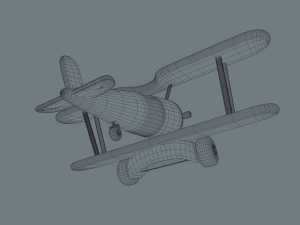 toy plane Modelo 3D