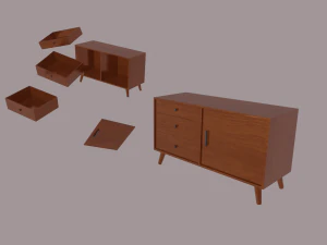 kabinet Model 3D