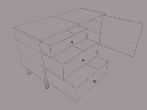 cabinet Model 3D