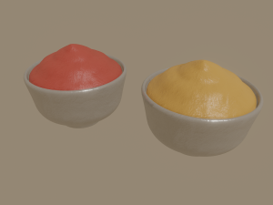 bowl of sauce Modelo 3D