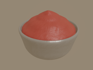 bowl of sauce 3Dモデル