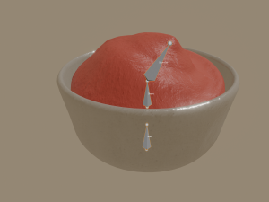 bowl of sauce 3Dモデル