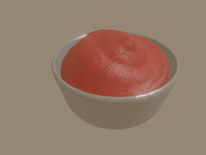 bowl of sauce 3Dモデル
