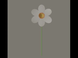 fiore di narciso Modello 3D