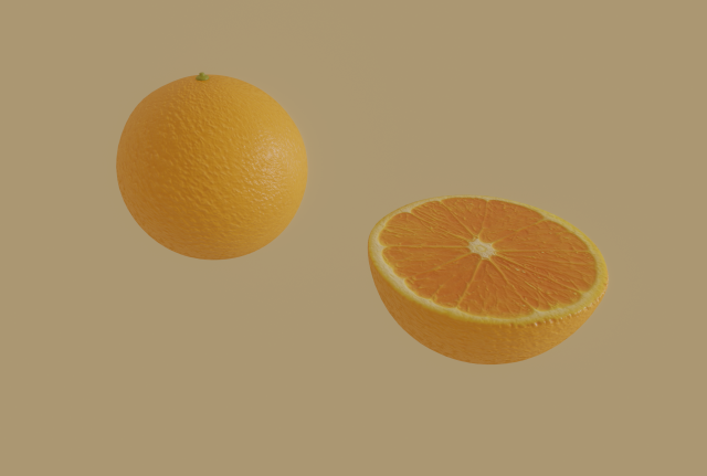 orange Modello 3D .c4d .max .obj .3ds .fbx .stl .blend 