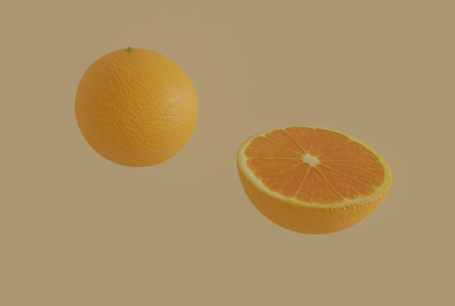 arancia Modello 3D .c4d .max .obj .3ds .fbx .stl .blend 