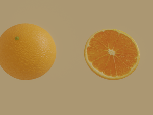 orange Modello 3D