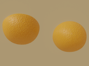 orange Modello 3D