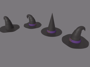 witch hat Modelo 3D