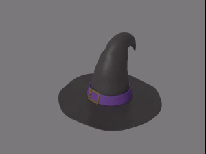 cappello da strega Modello 3D