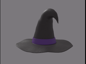 witch hat 3D-Modell