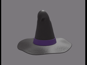 witch hat 3D-Modell