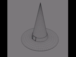 cappello da strega Modello 3D