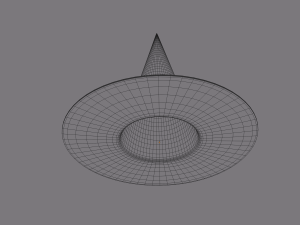 witch hat 3D-Modell