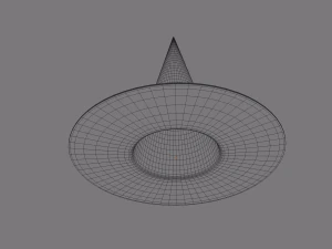 cappello da strega Modello 3D