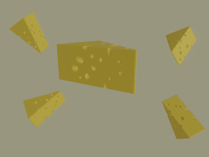 swiss cheese 3D Model