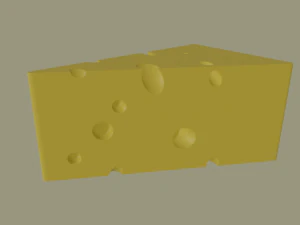 swiss cheese 3D Model