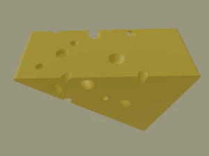 swiss cheese 3D Model